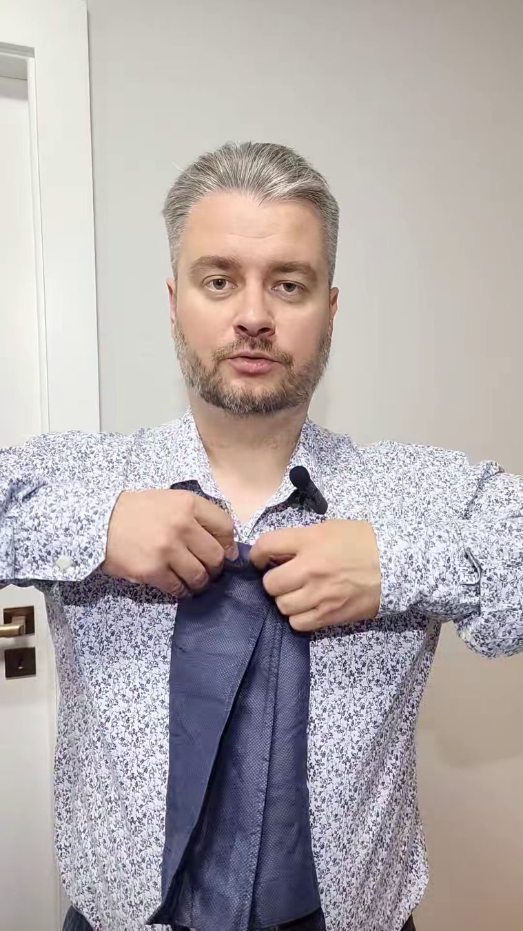 Torba złożona w wąski pasek