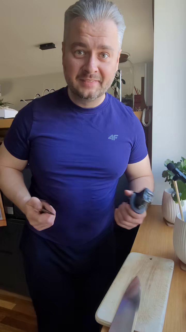 Jak naostrzyć nóż ostrzałką kamienną
