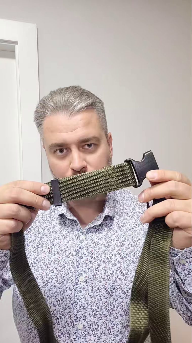 Jak zapiąć pasek sportowy — krok 2