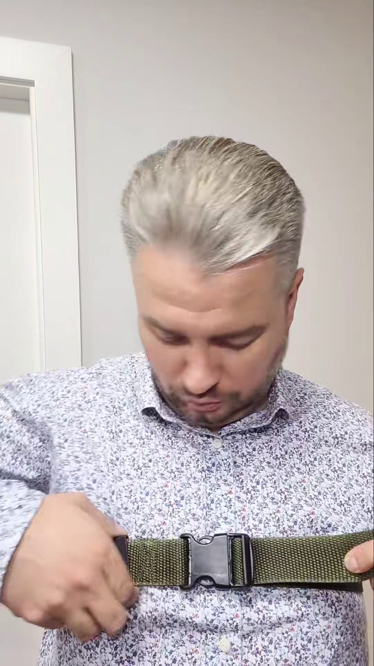 Jak zapiąć pasek sportowy — krok 3